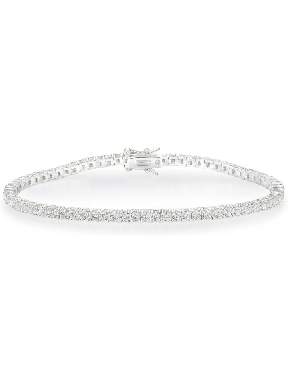 Classic Tennis Bracelet for Women & Men - 2/2.5/3/4mm Cubic Zirconia Sparkle